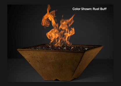 Fire Bowl Ridgeline: Square with Electronic Ignition - Free Cover ✓ [Slick Rock Concrete]