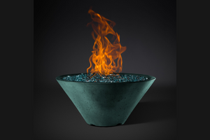 Fire Bowl Ridgeline Conical with Electronic Ignition - Free Cover ✓ [Slick Rock Concrete]