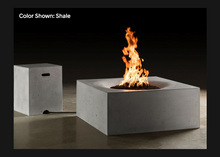 Load image into Gallery viewer, Fire Table Horizon: Square 36&quot; with Match Ignition - Free Cover ✓ [Slick Rock Concrete]