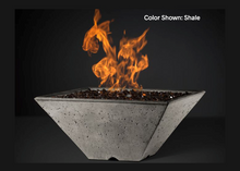 Load image into Gallery viewer, Fire Bowl  Ridgeline: Square with Match Ignition - Free Cover ✓ [Slick Rock Concrete]