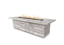 Load image into Gallery viewer, The Outdoor Plus Laguna Wood Grain Concrete Fire Table + Free Cover - The Fire Pit Collection