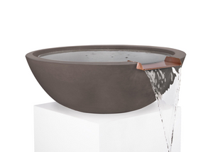 Sedona Concrete Water Bowl - Free Cover ✓ [The Outdoor Plus]