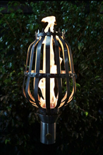 Load image into Gallery viewer, The Outdoor Plus Urn Fire Torch / Stainless Steel + Free Cover - The Fire Pit Collection