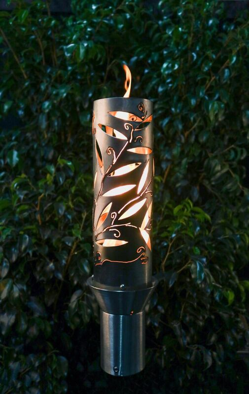 Havana Fire Torch / Stainless Steel - Free Cover ✓ [The Outdoor Plus] | Outdoor Heat Direct