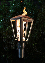 Load image into Gallery viewer, The Outdoor Plus Lantern Fire Torch / Stainless Steel + Free Cover - The Fire Pit Collection