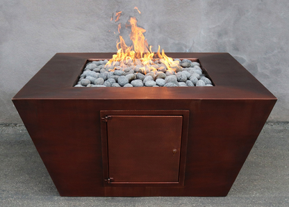 Redan Copper Fire Pit - Free Cover ✓ [The Outdoor Plus] | Outdoor Heat Direct 