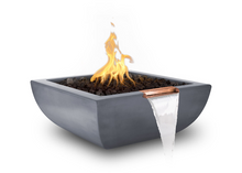 Load image into Gallery viewer, The Outdoor Plus Avalon Concrete Fire &amp; Water Bowl + Free Cover - The Fire Pit Collection