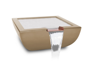 The Outdoor Plus Avalon Concrete Water Bowl + Free Cover - The Fire Pit Collection