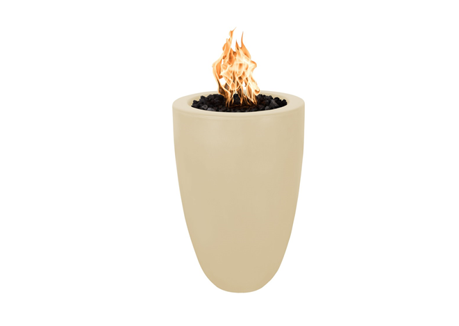  Castillo Concrete Fire Pillar - Free Cover ✓ [The Outdoor Plus] | Outdoor Heat Direct