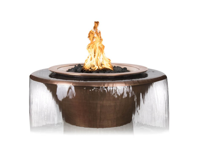 Cazo 360° Copper Fire & Water Bowl - Free Cover ✓ [The Outdoor Plus] | Outdoor Heat Direct