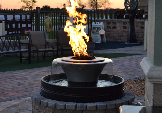 The Outdoor Plus Cazo 360° Copper Fire & Water Bowl + Free Cover | Outdoor Heat Direct