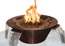 Load image into Gallery viewer, The Outdoor Plus Cazo 4-Way Copper Fire &amp; Water Bowl + Free Cover - The Fire Pit Collection