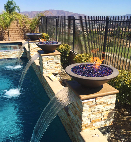 Cazo Concrete Fire Bowl - Free Cover ✓ [The Outdoor Plus] | Outdoor Heat Direct