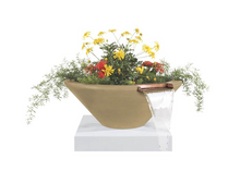 Load image into Gallery viewer, The Outdoor Plus Cazo Concrete Planter Bowl with Water - The Fire Pit Collection