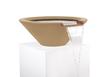 Load image into Gallery viewer, The Outdoor Plus Cazo Concrete Water Bowl + Free Cover - The Fire Pit Collection