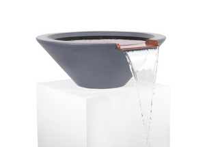 The Outdoor Plus Cazo Concrete Water Bowl + Free Cover - The Fire Pit Collection