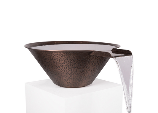 Cazo Copper Water Bowl - Free Cover ✓ [The Outdoor Plus] | Outdoor Heat Direct