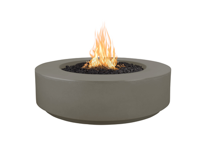 Florence Concrete 42" Fire Pit 12" Tall - Free Cover ✓ [The Outdoor Plus] | Outdoor Heat Direct