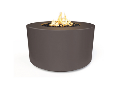 Florence Concrete 42" Fire Table / 24" Tall - Free Cover ✓ [The Outdoor Plus] | Outdoor Heat Direct