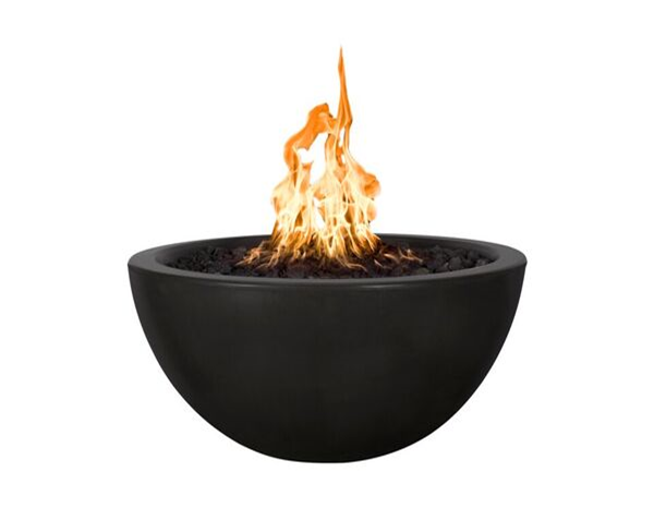 Luna Concrete Fire Pit - Free Cover ✓ [The Outdoor Plus]  | Outdoor Heat Direct