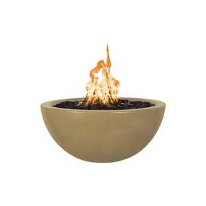 The Outdoor Plus Luna Concrete Fire Pit + Free Cover - The Fire Pit Collection