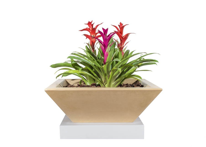 Maya Concrete Planter Bowl [The Outdoor Plus] | Outdoor Heat Direct