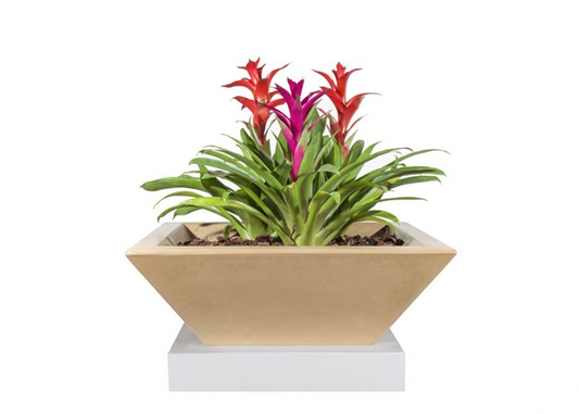Maya Concrete Planter Bowl [The Outdoor Plus] | Outdoor Heat Direct