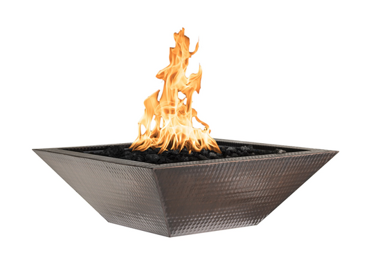 Maya Copper Fire Bowl - Free Cover ✓ [The Outdoor Plus] | Outdoor Heat Direct