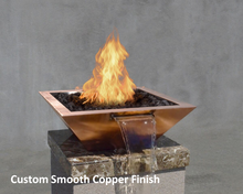 Load image into Gallery viewer, The Outdoor Plus Maya Copper Fire &amp; Water Bowl + Free Cover - The Fire Pit Collection