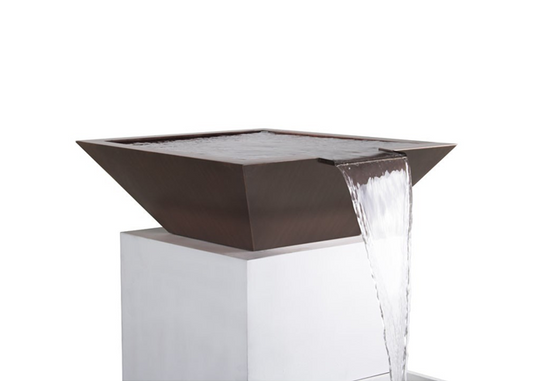 Maya Copper Water Bowl - Free Cover ✓ [The Outdoor Plus] | Outdoor Heat Direct