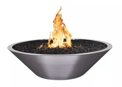 The Outdoor Plus Cazlon Stainless Steel Fire Pit + Free Cover | Outdoor Heat Direct