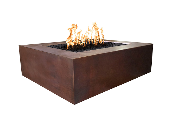 Quad Copper Fire Pit - Free Cover ✓ [The Outdoor Plus] | Outdoor Heat Direct 