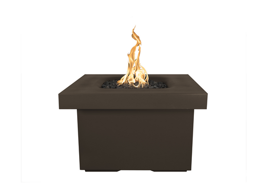 Ramona Square Concrete Fire Table - Free Cover ✓ [The Outdoor Plus] | Outdoor Heat Direct 