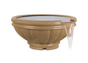 The Outdoor Plus Roma Concrete Water Bowl + Free Cover - The Fire Pit Collection