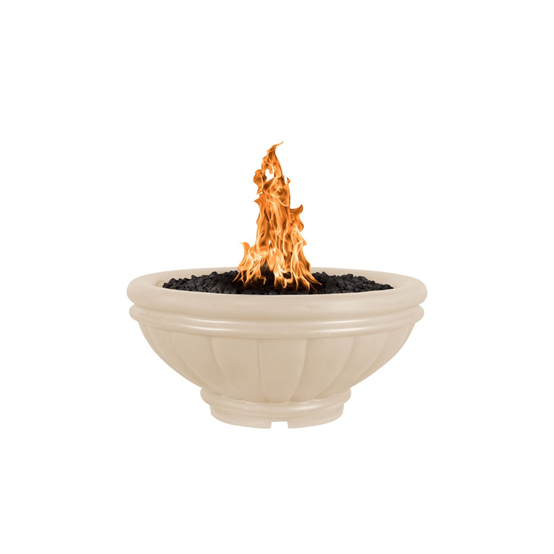 Roma Concrete Fire Bowl - Free Cover ✓ [The Outdoor Plus] | Outdoor Heat Direct 