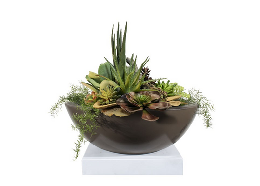 Sedona Concrete Planter Bowl  [The Outdoor Plus] | Outdoor Heat Direct