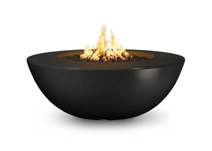 The Outdoor Plus Sedona Wide Lip Concrete Fire Pit + Free Cover - The Fire Pit Collection