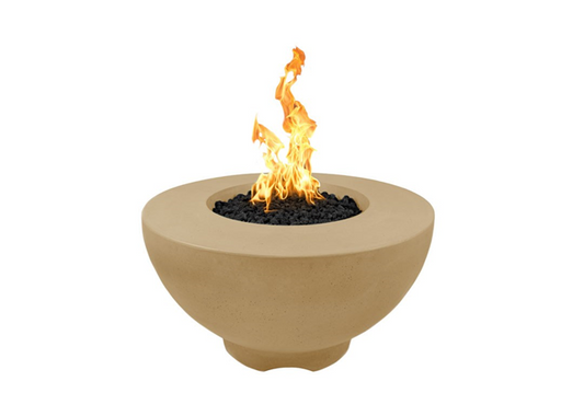 Sienna Concrete Fire Pit - Free Cover ✓ [The Outdoor Plus] | Outdoor Heat Direct