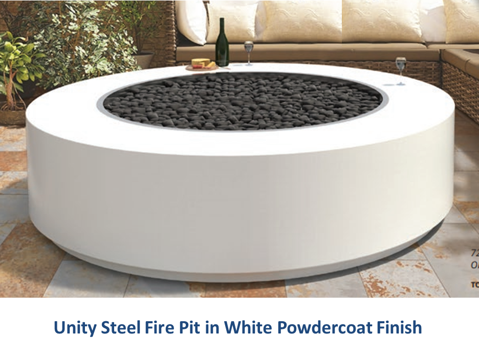 Unity Steel Fire Pit - 18" Tall - Free Cover ✓ [The Outdoor Plus] | Outdoor Heat Direct