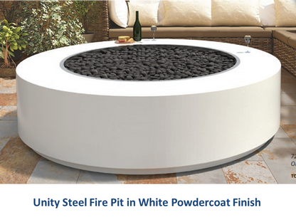 Unity Steel Fire Pit - 18" Tall - Free Cover ✓ [The Outdoor Plus] | Outdoor Heat Direct