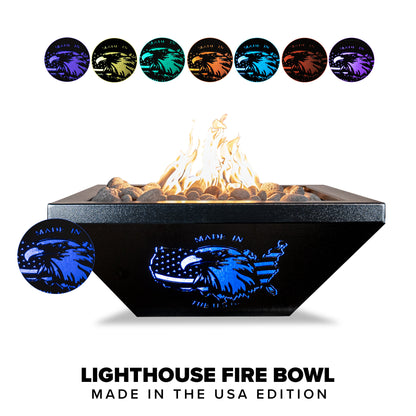 Lighthouse Collection Fire Bowls by The Outdoor Plus | Outdoor Heat Direct