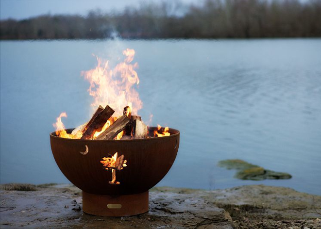 Fire Pit Art Tropical Moon Fire Pit - Thumbnail 5