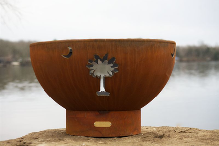 Fire Pit Art Tropical Moon Fire Pit - Thumbnail 4