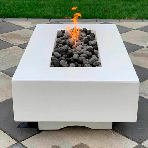 Del Mar Concrete Fire Pit - Free Cover ✓ [The Outdoor Plus]