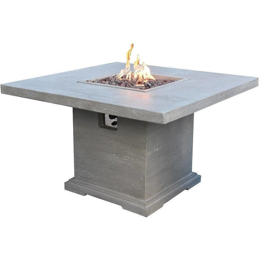 Elementi Birmingham Fire/ Dining Table - Propane | Outdoor Heat Direct