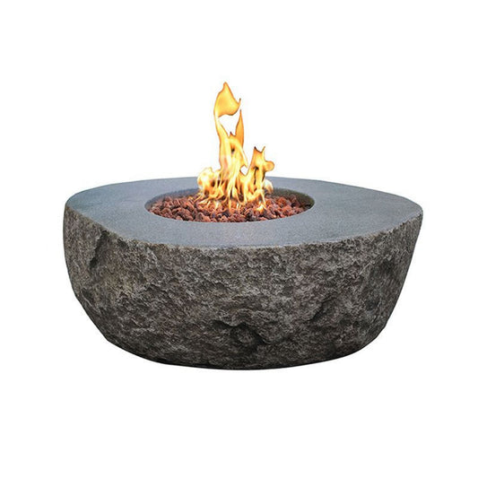 Elementi Boulder Fire Table | Outdoor Heat Direct