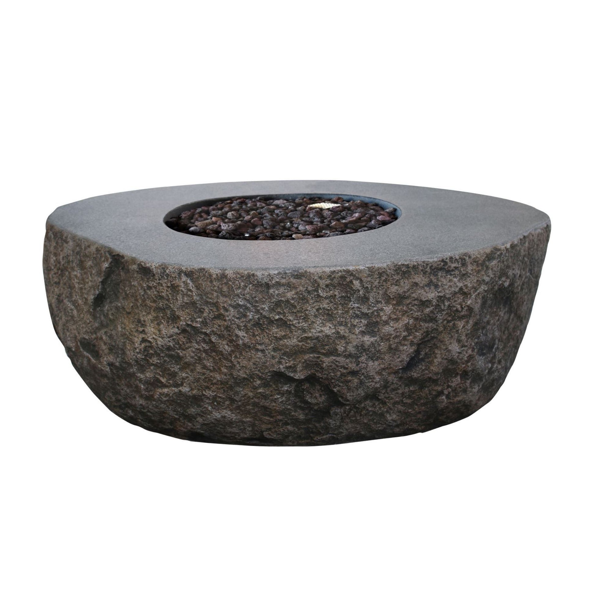 Elementi Boulder Fire Table | Outdoor Heat Direct