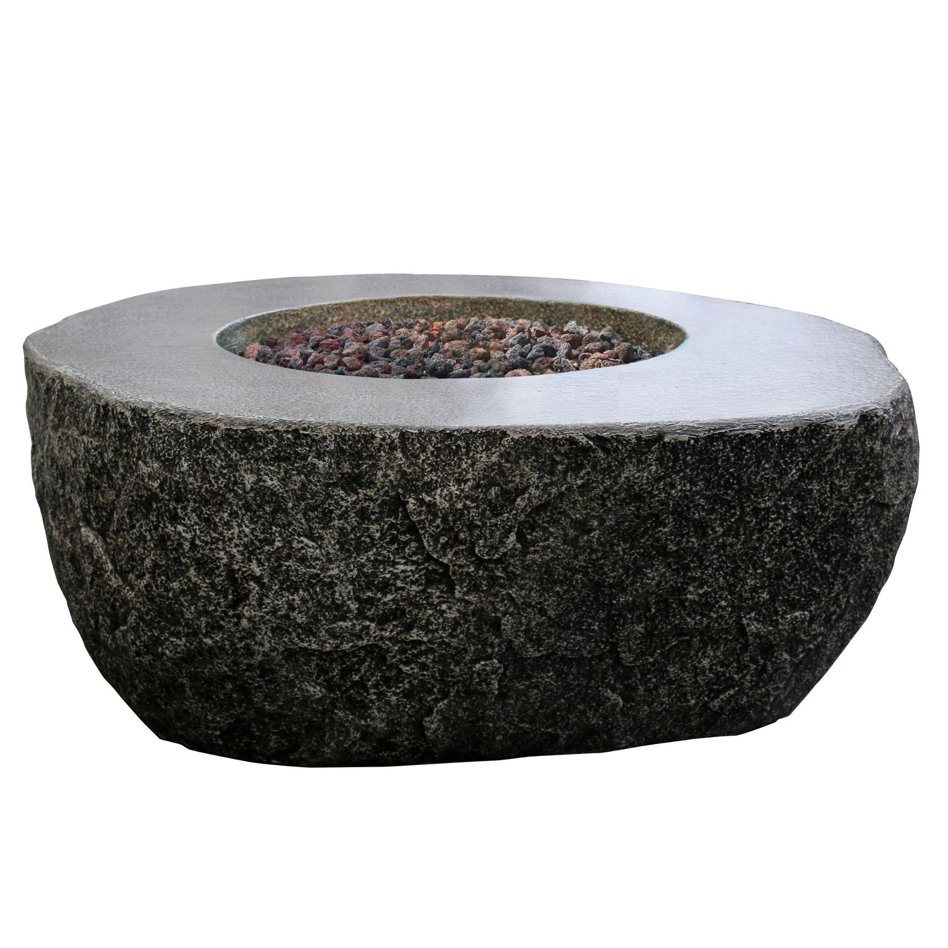 Elementi Fiery Rock Fire Table | Outdoor Heat Direct