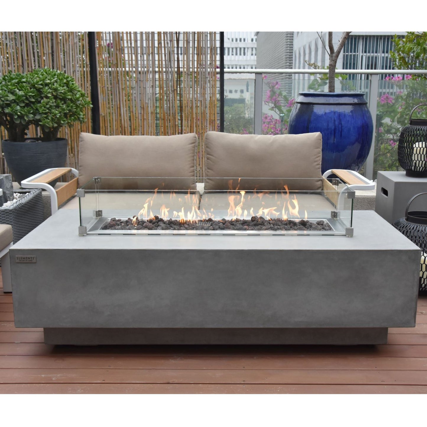 Elementi Granville Fire Table | Outdoor Heat Direct