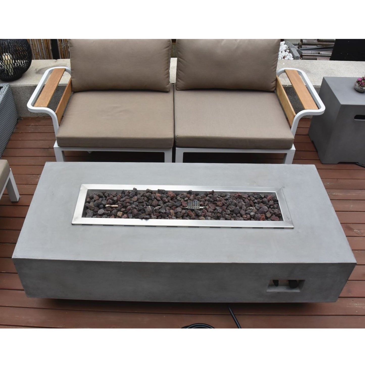 Elementi Granville Fire Table | Outdoor Heat Direct